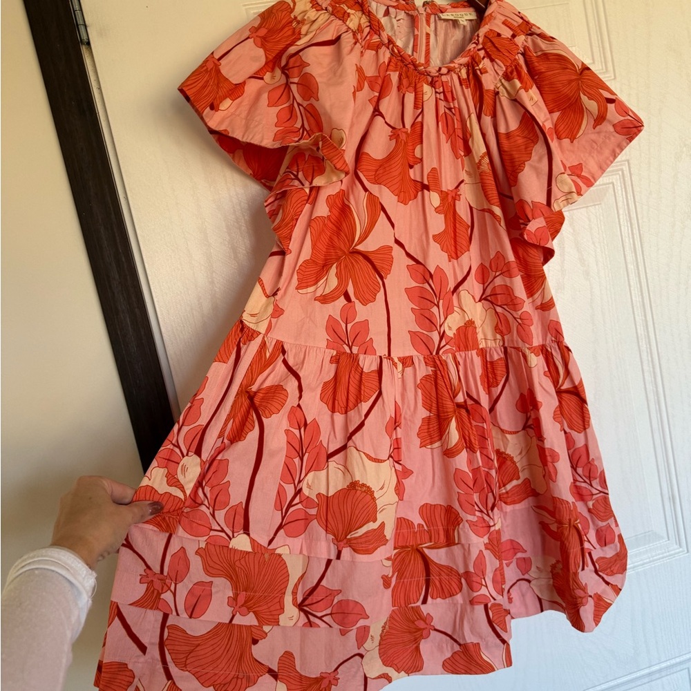 Laroque Margo Dress In The Sorbet Bloom Pattern - S View 4